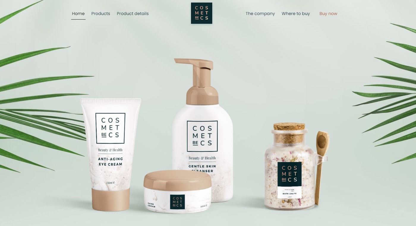 website for cosmetics