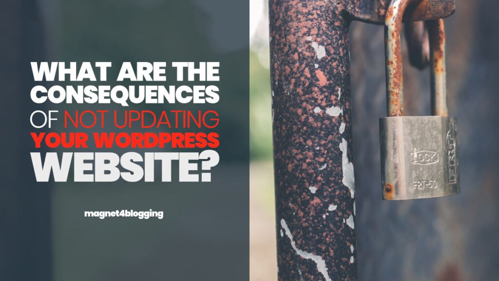 μια ιστοσελίδα wordpress κινδυνεύει χωρίς ενημερώσεις